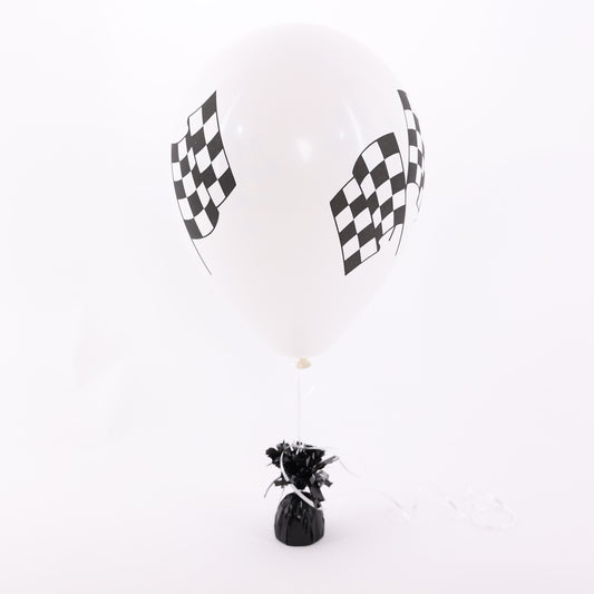 Racing Flags Latex Balloon, 11 inch, 1 count