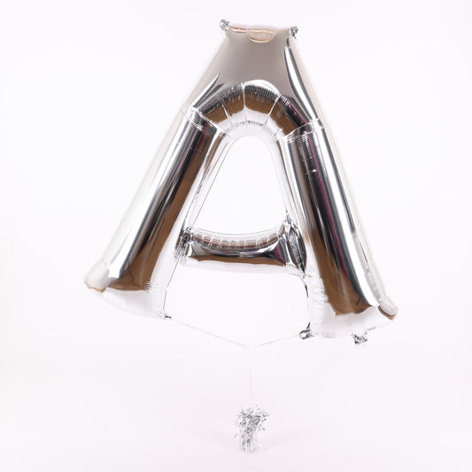 Silver Letter Balloon, 34in